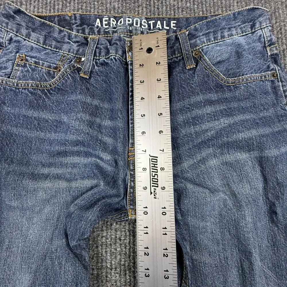 Aeropostale Benton Original Bootcut Jeans Mens 32x34 Blue Denim 0530AF13